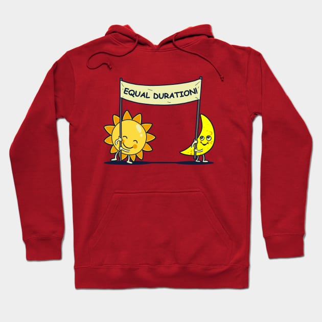 Cute Sun and Moon Equinox Hoodie by BoggsNicolas